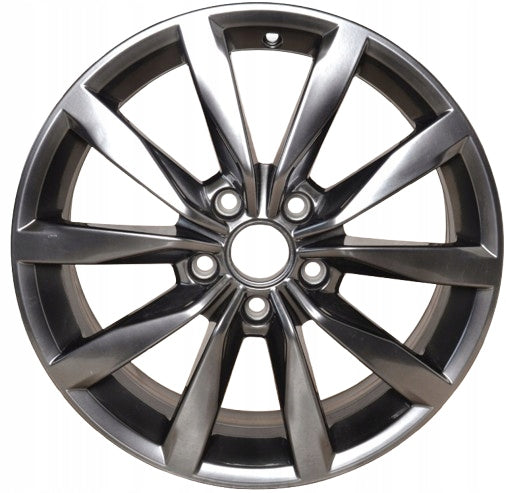 1x Alufelge 17 Zoll 6.0" 5x112 48ET Glanz Silber 5G0601025K VW Rim Wheel FEL5784575201ru