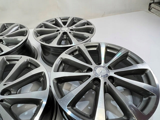 4x Alufelge 17 Zoll 7.5" 5x112 A2134011300 Mercedes-Benz W213 Rim Wheel FEL4540386257bl