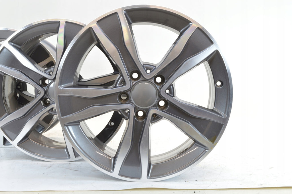 4x Alufelge 17 Zoll 7.0" 5x112 48 5ET Grau Mercedes-Benz W205 W204 Rim Wheel FEL7649458175ql