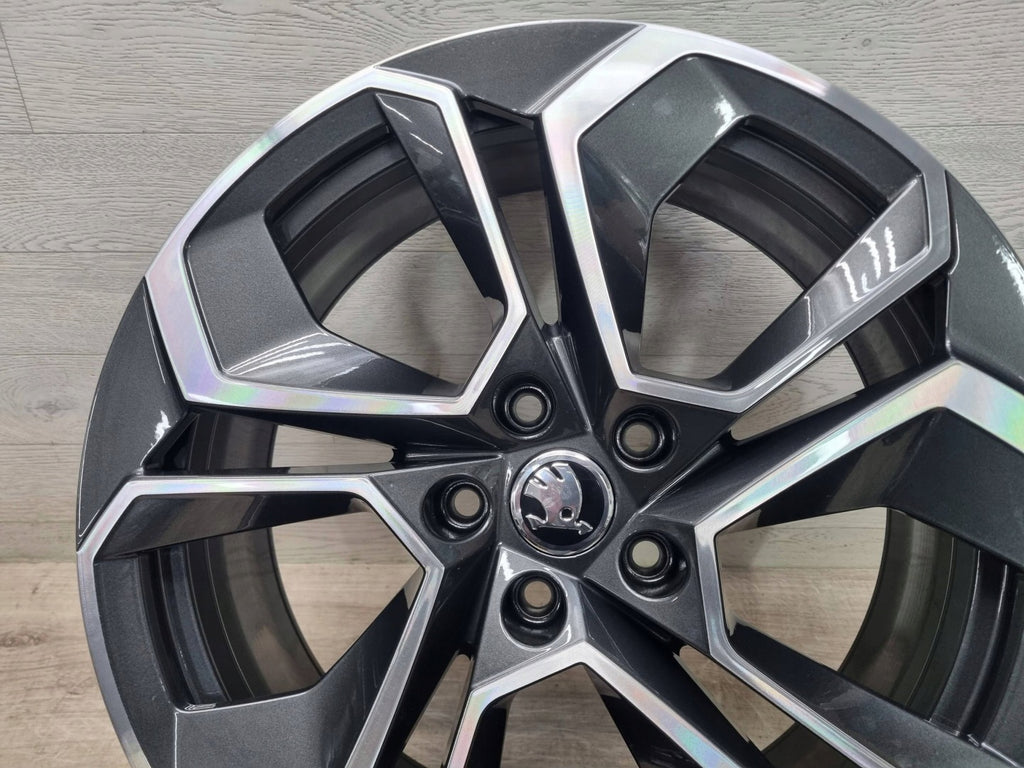 4x Alufelge 19 Zoll 7.5" 5x112 48ET Matt Graphit 5E3601025 Skoda Octavia Iv FEL1884380331qe