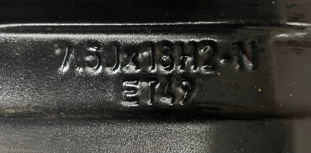 1x Alufelge 18 Zoll 7.5" 5x112 49ET Glanz Schwarz A1774013100 Mercedes-Benz W177 FEL9162624388jp