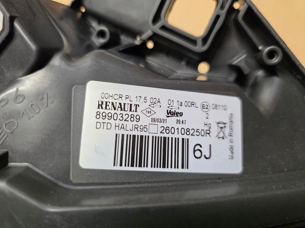 Frontscheinwerfer Renault Scenic 260108250R Rechts Scheinwerfer Headlight SCH8749436098su