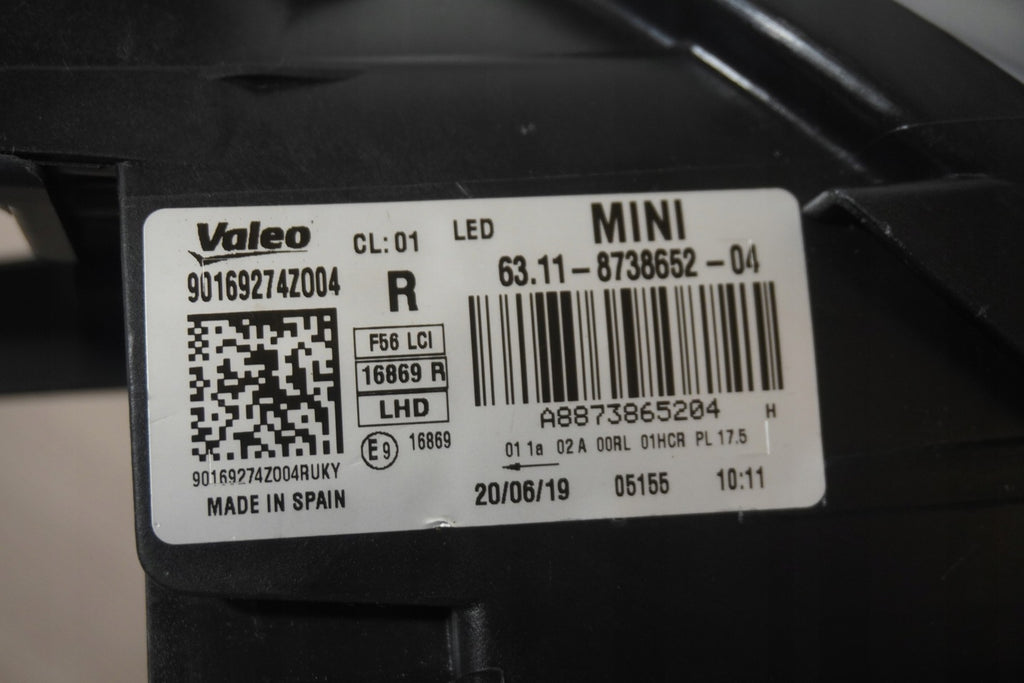 Frontscheinwerfer BMW Mini F57 F54 F56 F55 8738652-04 Rechts Headlight SCH7264933169yt