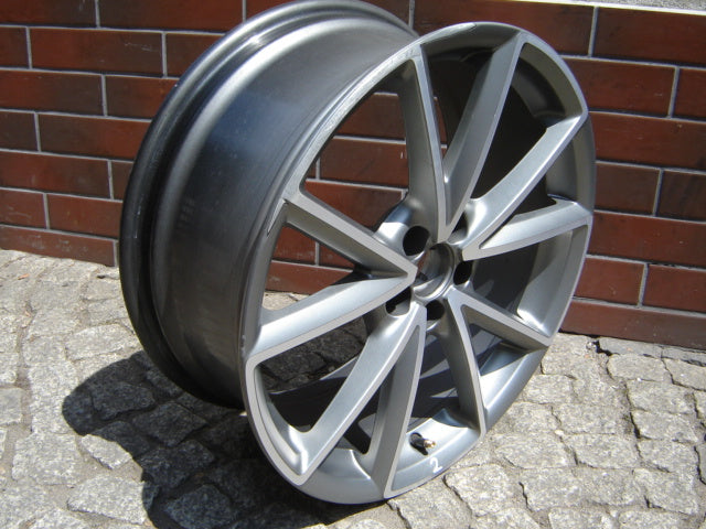 1x Alufelge 18 Zoll 7.5" 5x100 39ET Glanz Grau 8X0601025BP Audi A1 Rim Wheel FEL1002550599ov