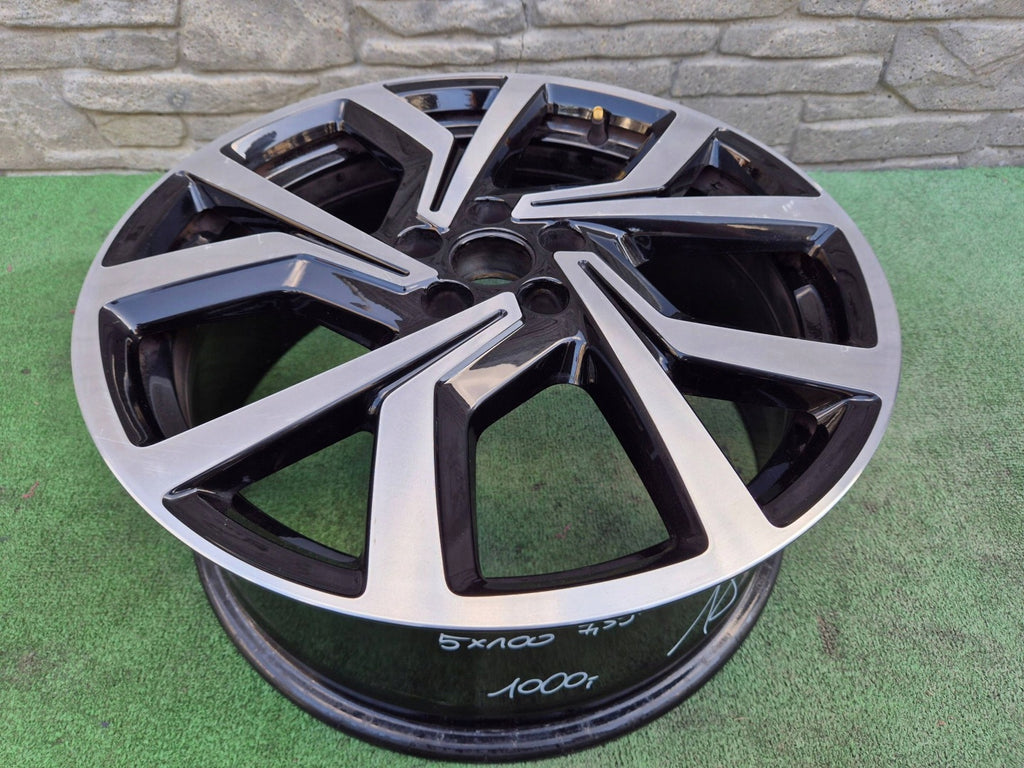 1x Alufelge 18 Zoll 5x100 2G0601025AS VW Polo Rim Wheel FEL8259361107wp