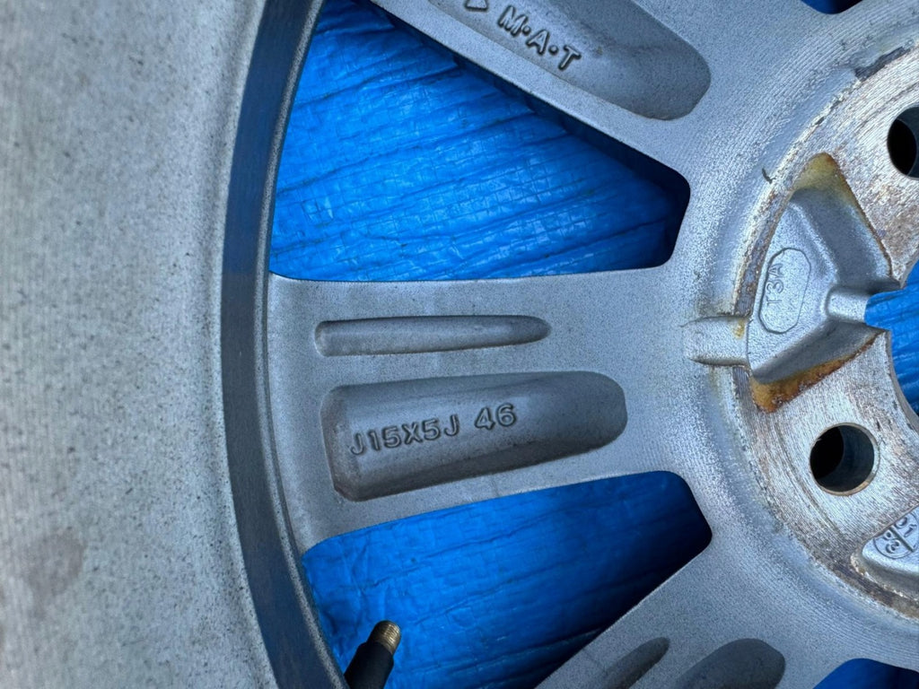 1x Alufelge 15 Zoll 5.0" 4x100 46ET 4250F903 Mitsubishi I Rim Wheel FEL3425706042wp