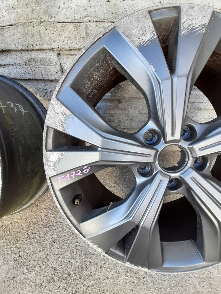 2x Alufelge 18 Zoll 7.0" 5x112 45ET Grau Seat Ateca Rim Wheel