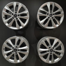 Laden Sie das Bild in den Galerie-Viewer, 4x Alufelge 17 Zoll 7.0" 5x112 48 5ET A2054018000 Mercedes-Benz W176 Rim Wheel FEL2023817427fq