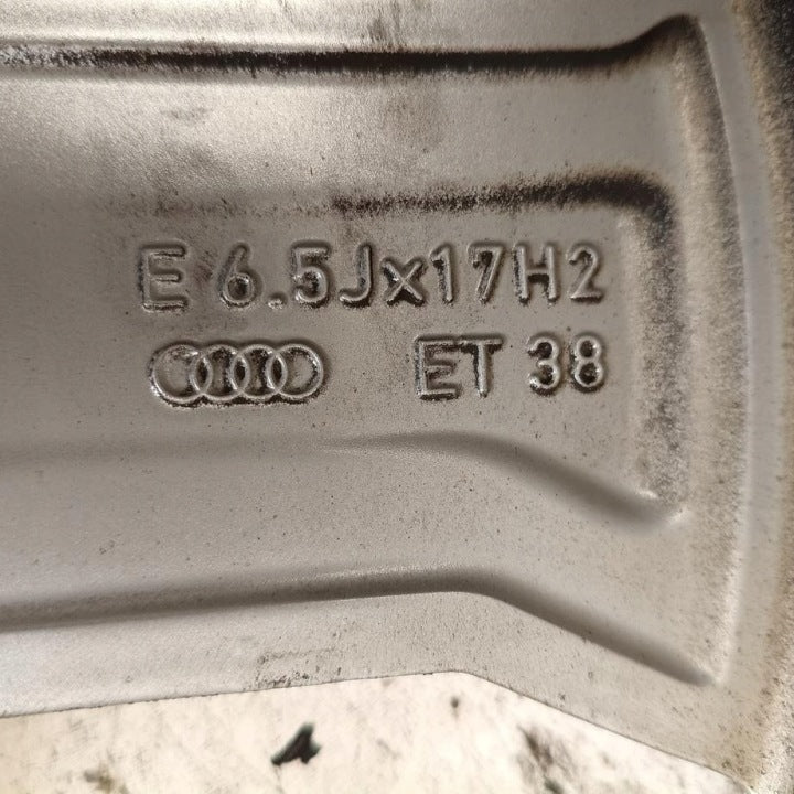 4x Alufelge 17 Zoll 6.5" 5x112 38ET Glanz Silber 83A601025AL Audi Q3 Q2 FEL9529635816xy