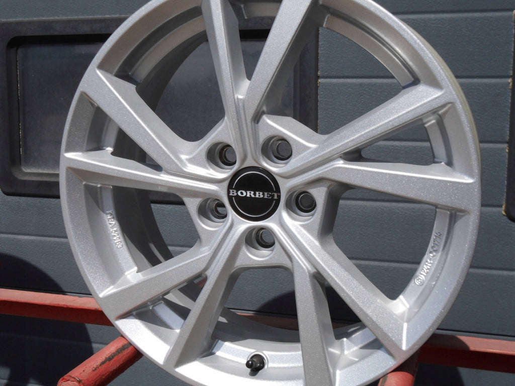 4x Alufelge 16 Zoll 6.0" 5x100 40ET Glanz Silber Skoda Scala Kamiq I Rim Wheel FEL4388972939xg