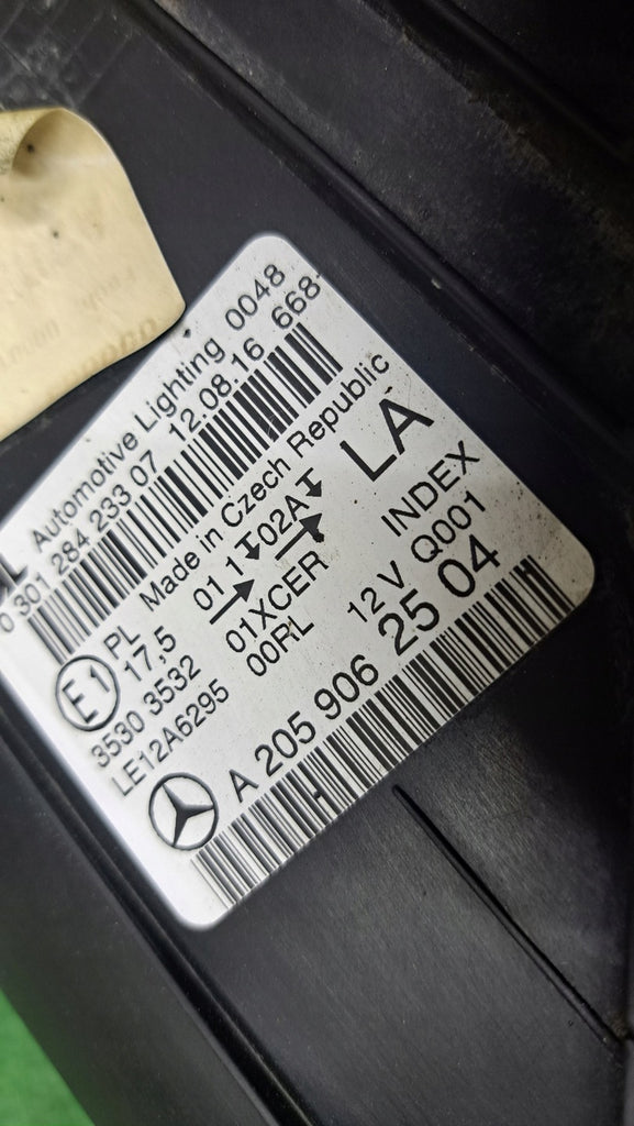 Frontscheinwerfer Mercedes-Benz W205 A2059062504 Links Scheinwerfer Headlight SCH6118621913rk