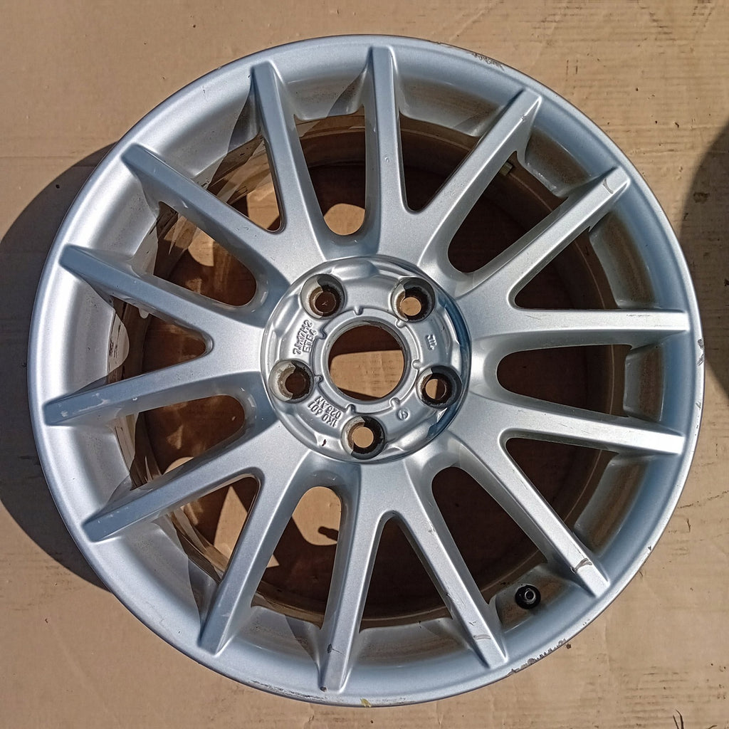 1x Alufelge 17 Zoll 7.0" 5x112 54ET Glanz Silber 1K0601025 VW Golf V Rim Wheel
