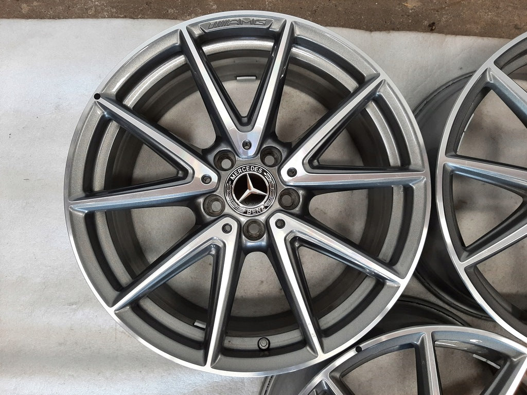 4x Alufelge 18 Zoll 8.0" 5x112 48ET A1764010800 Mercedes-Benz Cla Amg Rim Wheel FEL8489115012sa