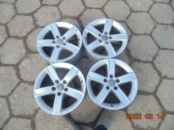 4x Alufelge 17 Zoll 7.0" 5x112 46ET 8K0071496 Audi A4 B8 Rim Wheel FEL4756919791lr