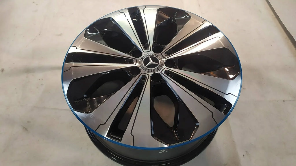 1x Alufelge 19 Zoll 8.0" 5x112 34ET Glanz Schwarz A2934010200 Mercedes-Benz Eqc FEL6220976480wo