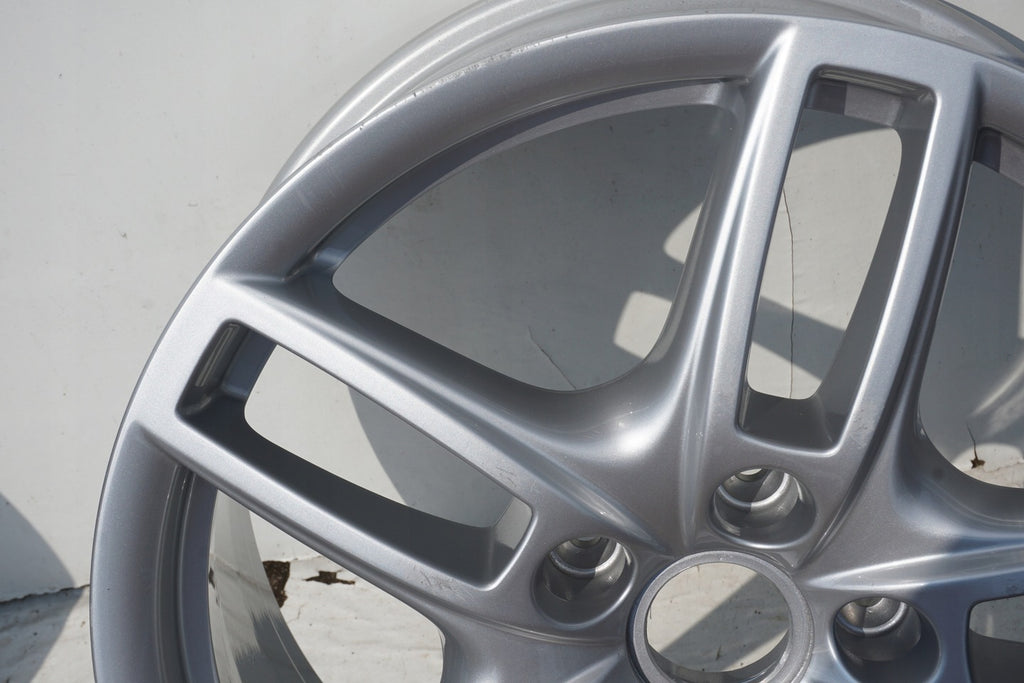 1x Alufelge 19 Zoll 8.5" 5x130 59ET Glanz Schwarz 7P5601025A Porsche Rim Wheel