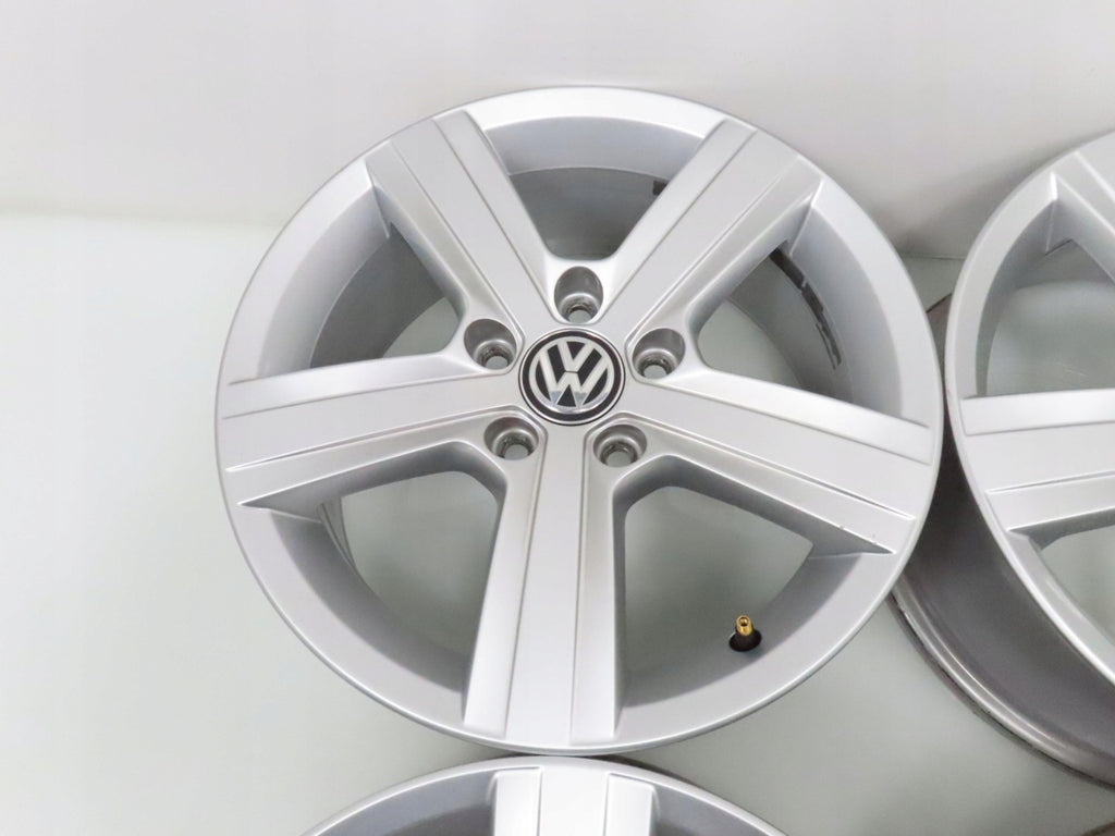 4x Alufelge 16 Zoll 6.5" 5x112 46ET Silber 5G0601025N VW Golf VIII I Rim Wheel FEL1151273638uf