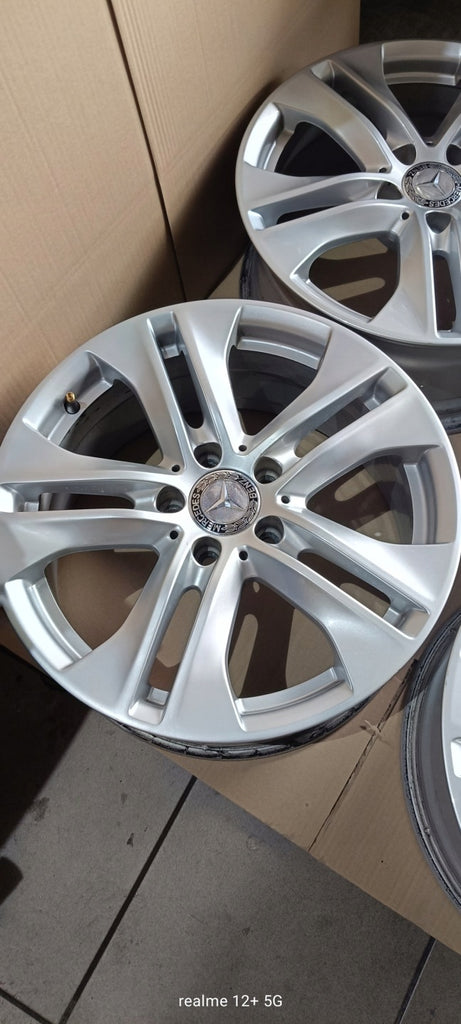 4x Alufelge 17 Zoll 7.5" 5x112 45ET Glanz Silber A2074010602 Mercedes-Benz FEL5272323327ki