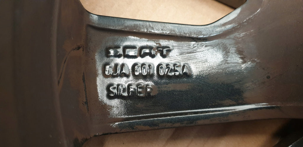 1x Alufelge 16 Zoll 7.0" 5x100 46ET Glanz 6JA601025A Seat Ibiza Rim Wheel