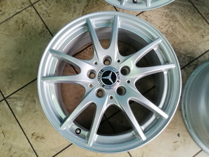 4x Alufelge 16 Zoll 6.5" 5x112 49ET A2464011302 Mercedes-Benz Rim Wheel FEL7214370228lo