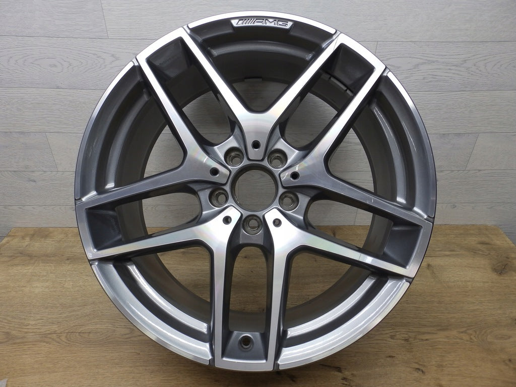 1x Alufelge 19 Zoll 8.0" 5x112 38ET A2534011800 Mercedes-Benz Glc Amg Rim Wheel FEL2200532009lz