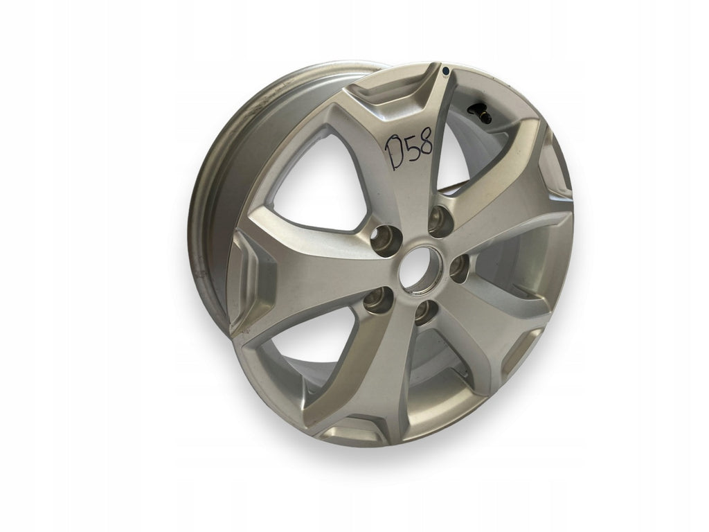 1x Alufelge 16 Zoll 6.5" 5x114.3 50ET Glanz Schwarz 403008854R Dacia Duster FEL7786317971dy