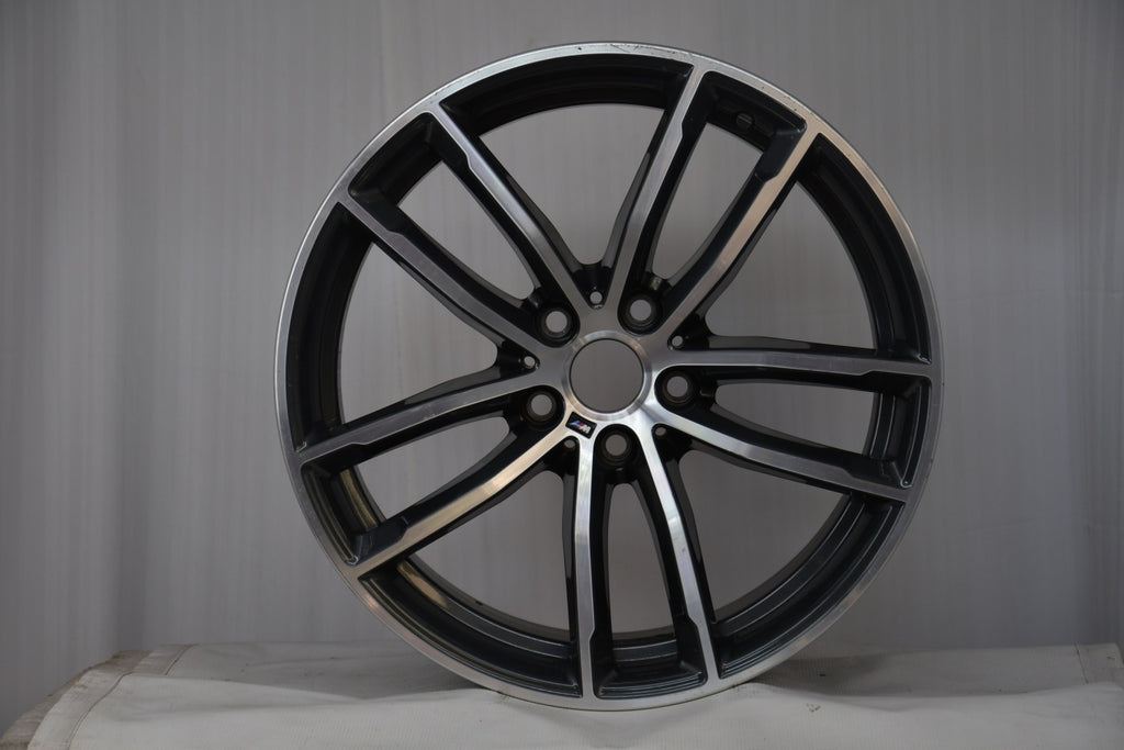 1x Alufelge 18 Zoll 8.0" 5x112 30ET Glanz Graphit 8093405 BMW G31 G30 Rim Wheel FEL2505773466kk
