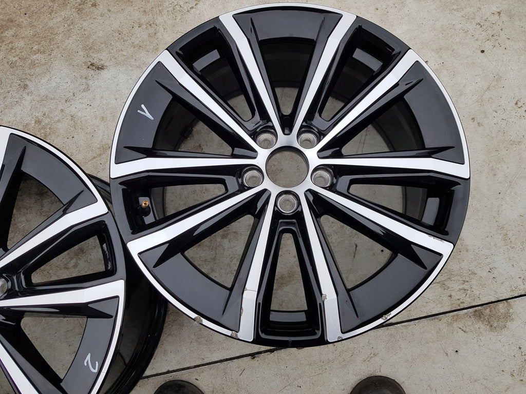 1x Alufelge 18 Zoll 8.0" 5x108 42ET Glanz Schwarz 32358646 Volvo S60 V60 V90