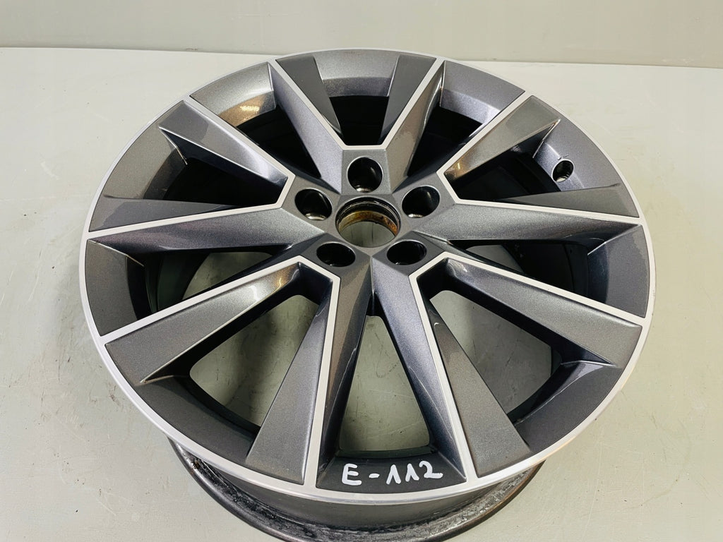 1x Alufelge 17 Zoll 7.0" 5x100 46ET Glanz Schwarz 5JJ601025 Skoda Rapid FEL9151118532so