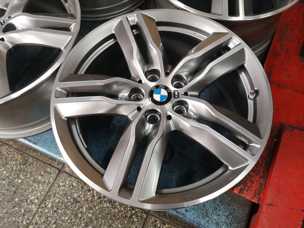 4x Alufelge 18 Zoll 7.5" 5x112 51ET Glanz Graphit 7850456 BMW F48 Mg Rim Wheel FEL7630060172xv