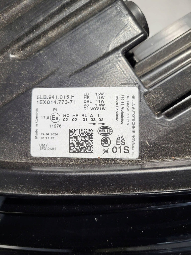 Frontscheinwerfer Skoda Enyaq 5LB941015F LED Ein Stück (Rechts oder Links)