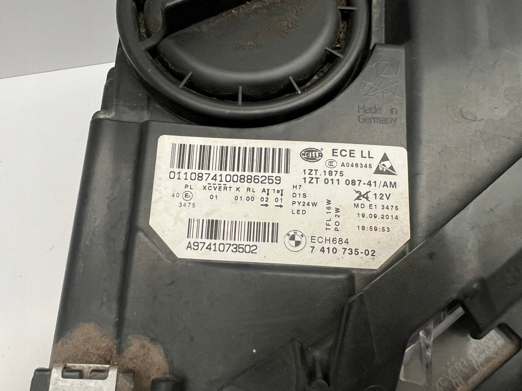 Frontscheinwerfer BMW F11 F10 7410735 Xenon Links Scheinwerfer Headlight SCH4159543176fr