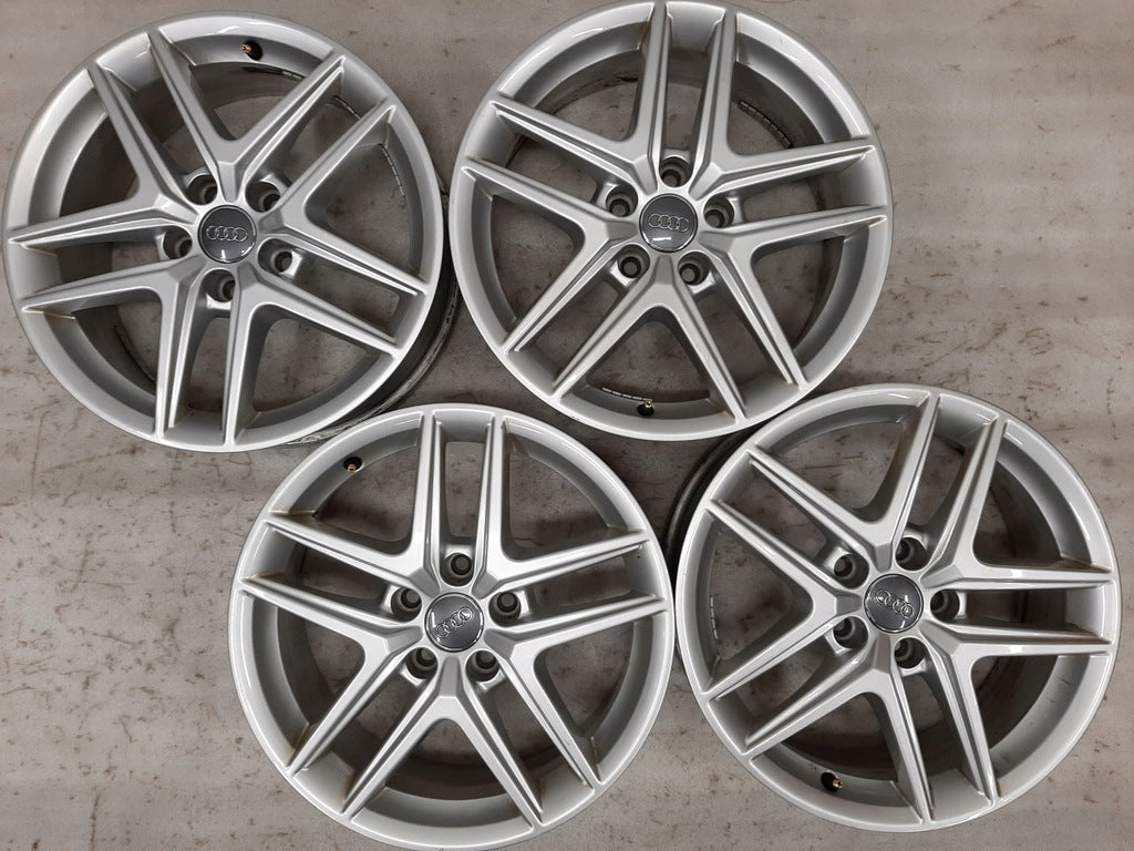 4x Alufelge 17 Zoll 6.5" 5x112 28ET Glanz Silber 8W9601025 Audi Allroad B9 FEL9017002003ro