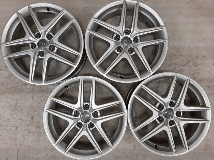 4x Alufelge 17 Zoll 6.5" 5x112 28ET Glanz Silber 8W9601025 Audi Allroad B9 FEL9017002003ro