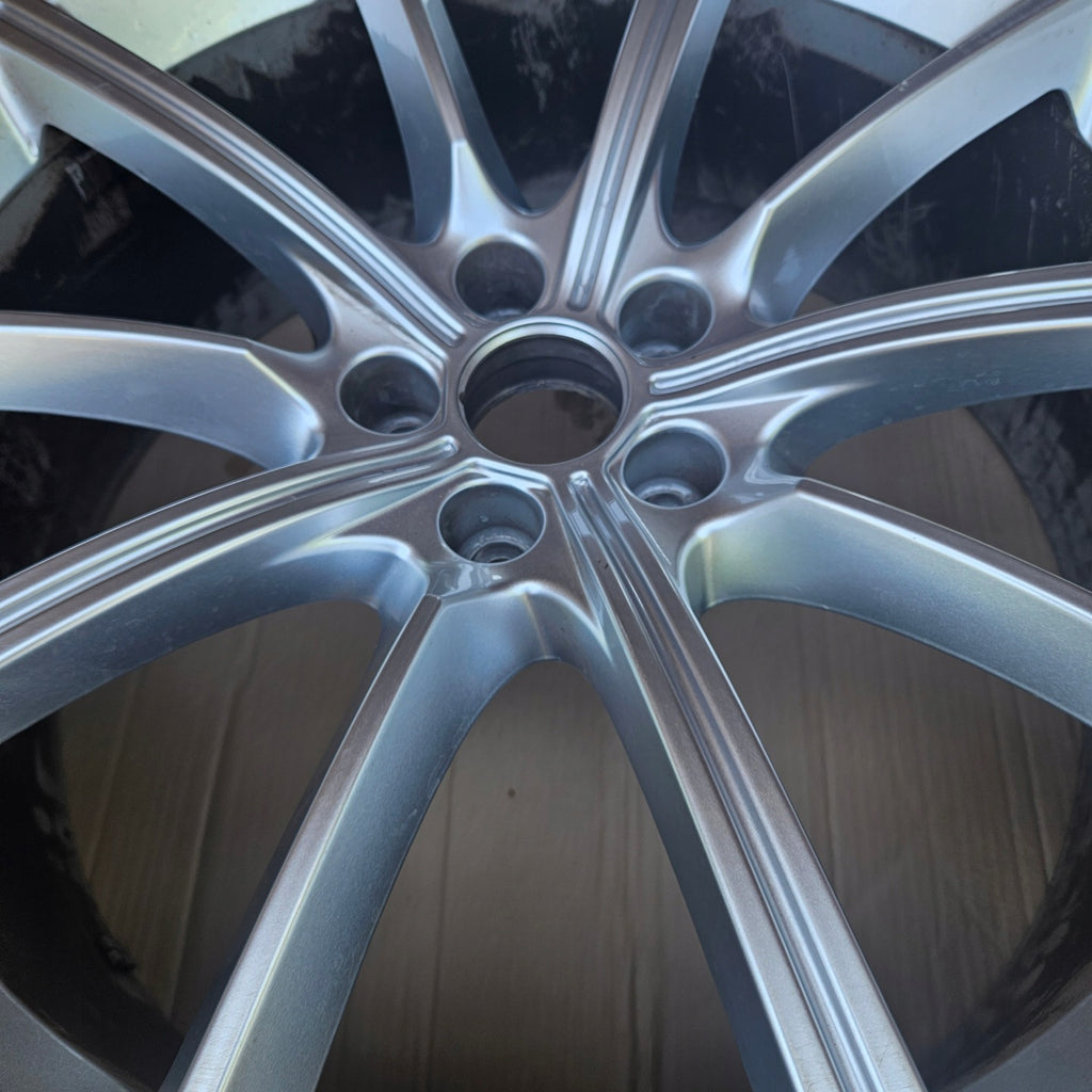 1x Alufelge 21 Zoll 8.5" 5x112 19ET Glanz Silber 4K0601025AA Audi Rim Wheel FEL7665801136pr
