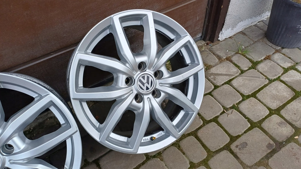 4x Alufelge 17 Zoll 7.5" 5x112 55ET Matt Silber KBA49355 Rim Wheel FEL2587574855ly