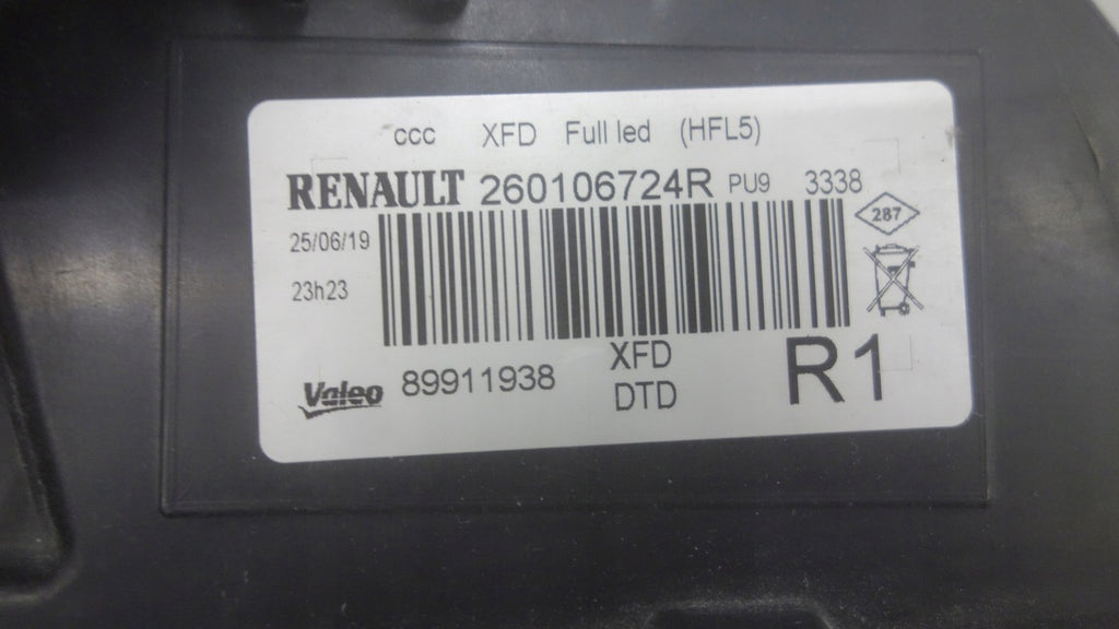 Frontscheinwerfer Renault Talisman 260106724R LED Rechts Scheinwerfer Headlight SCH1665063678ew