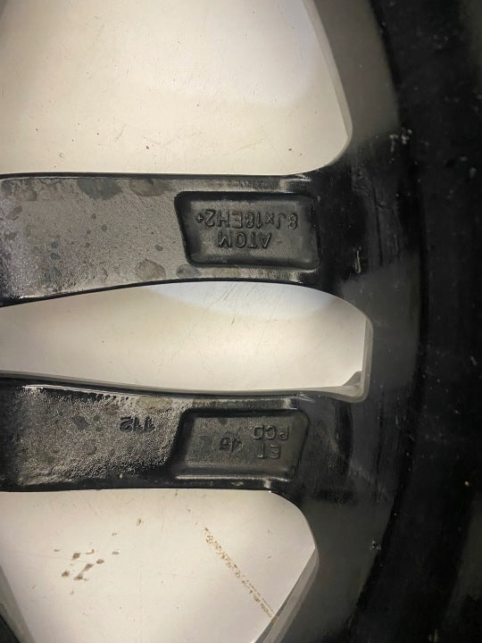 2x Alufelge 18 Zoll 8.0" 5x112 45ET Rim Wheel FEL2879497545eq