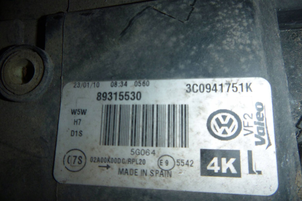 Frontscheinwerfer VW Passat 3C0941751K Links Scheinwerfer Headlight SCH3605700752lx