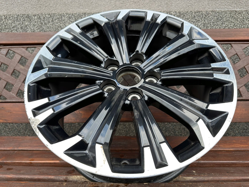 1x Alufelge 17 Zoll 7.5" 5x114.3 40ET Glanz Schwarz CMS-1029 Toyota Corolla FEL3486361526el