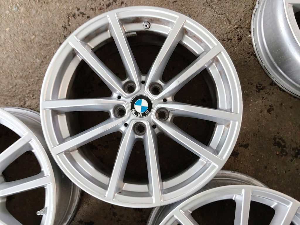 4x Alufelge 17 Zoll 7.5" 5x112 30ET Glanz Silber 6883520 BMW Rim Wheel FEL9379748820ku