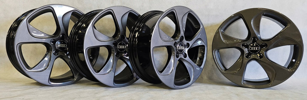 4x Alufelge 18 Zoll 7.5" 5x112 51ET Glanz Silber 8V0601025 Audi A3 Mg Rim Wheel