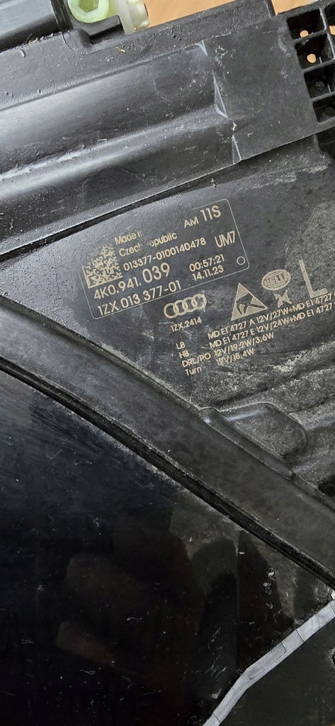 Frontscheinwerfer Audi A6 4K0941039 LED Ein Stück (Rechts oder Links) Headlight