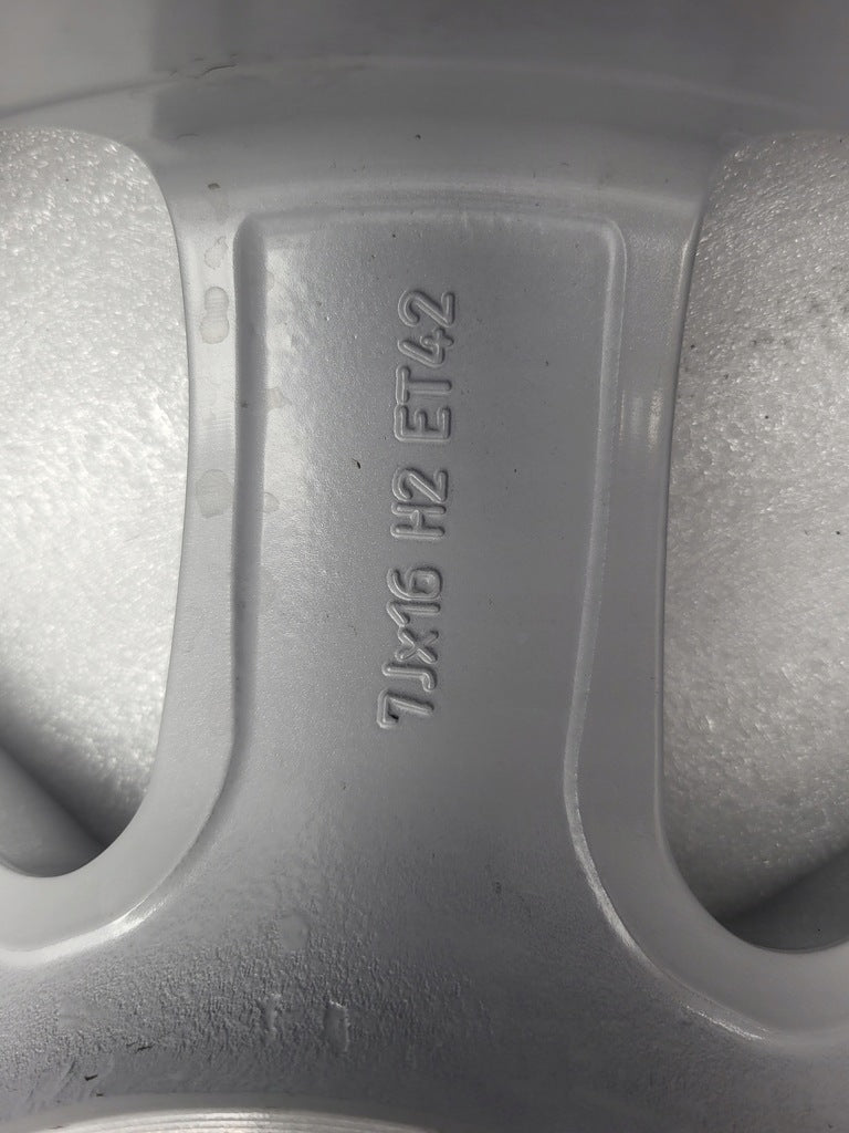 1x Alufelge 16 Zoll 7.0" 5x112 42ET Glanz Silber 4F0071496 MAD-AR81 Audi A6 FEL5039118171ay