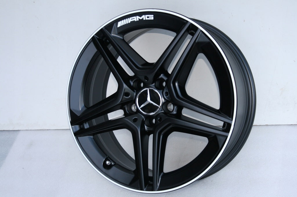 4x Alufelge 18 Zoll 7.5" 5x112 44ET Matt Schwarz A2054019500 Mercedes-Benz Amg FEL7870386882tp