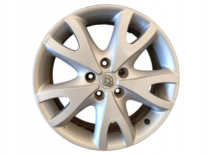 4x Alufelge 17 Zoll 8.5" 5x114.3 Glanz Silber 40300-JY02B Renault Koleos I FEL3002424340bz
