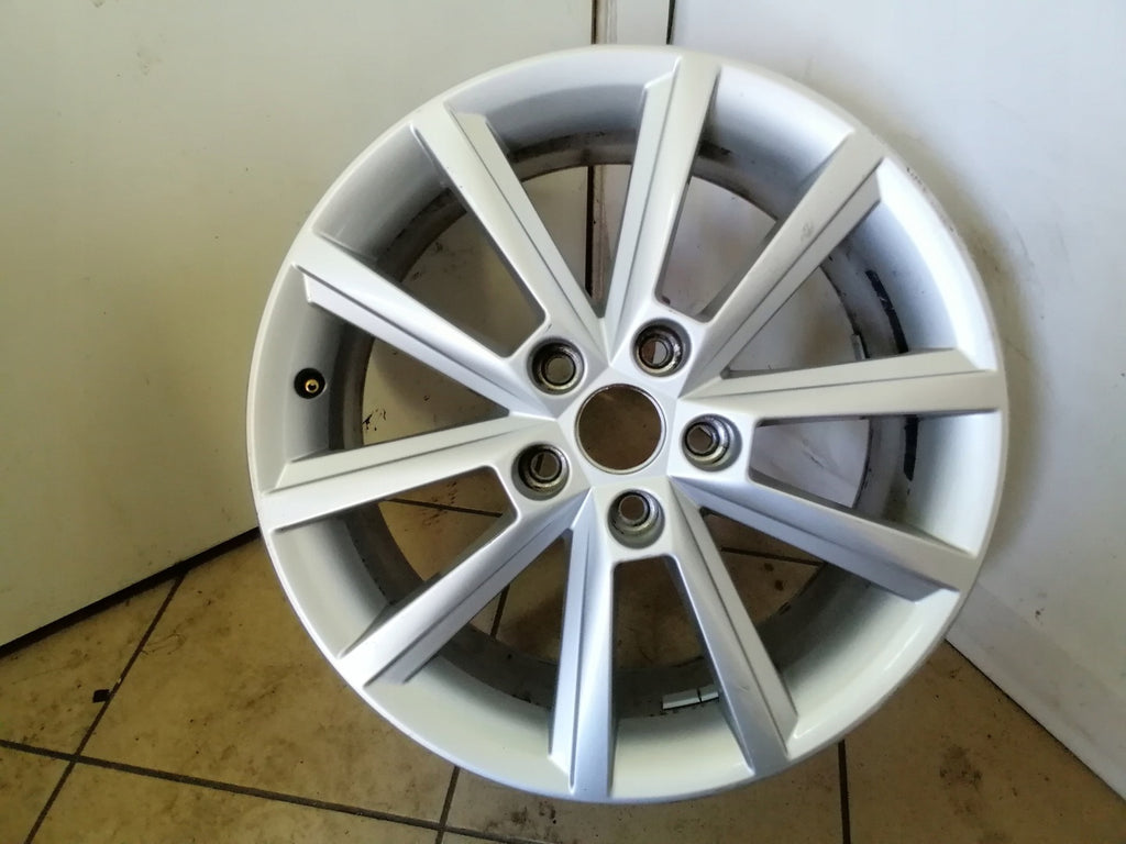 1x Alufelge 17 Zoll 7.0" 5x112 49ET Glanz 5E0601025E Skoda Octavia Iii Rim Wheel FEL2356886886bo