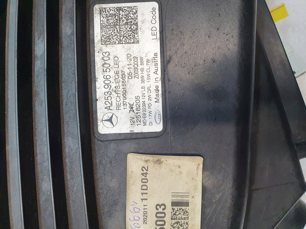 Frontscheinwerfer Mercedes-Benz Glc X253 A2539065003 LED Rechts Headlight SCH3122155498nb