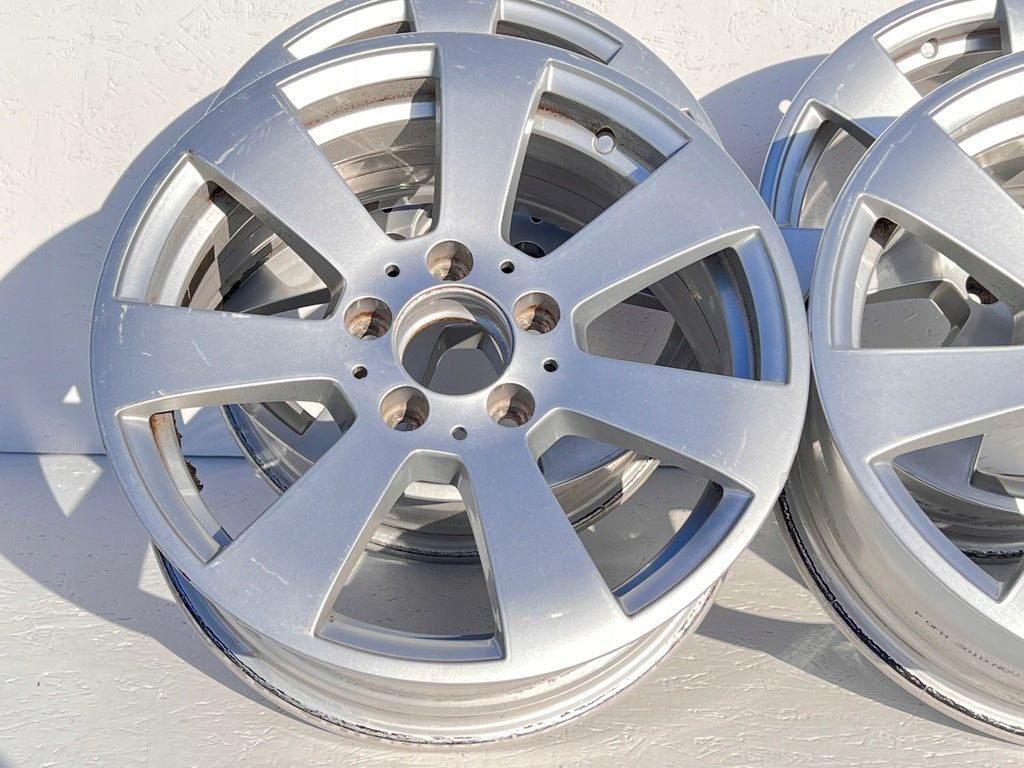 4x Alufelge 16 Zoll 7.0" 5x112 43ET Glanz Silber A2044011102 Mercedes-Benz W204 FEL8850297241hn