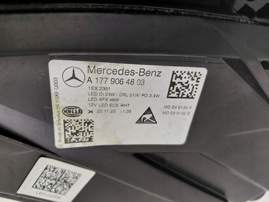 Frontscheinwerfer Mercedes-Benz W177 A1779064803 Rechts Scheinwerfer Headlight SCH7301460685il